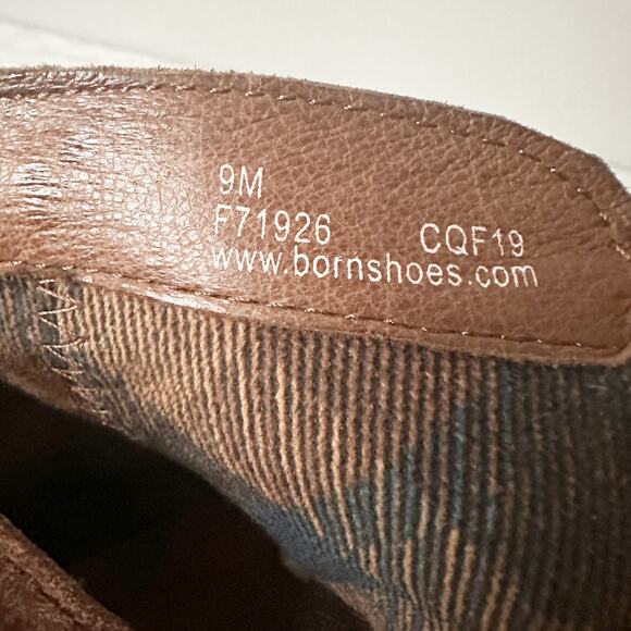 Born Ozark Rust Suede Ankle Strap Boot Women’s Size 9 - Picture 9 of 11